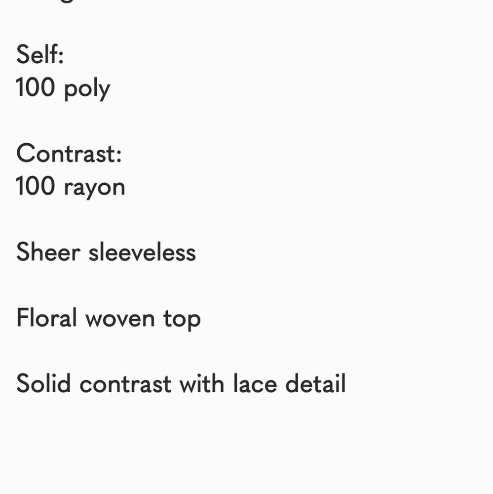 POL Plus One Spring flloral babydoll woven sheer layered top - Picture 4 of 9